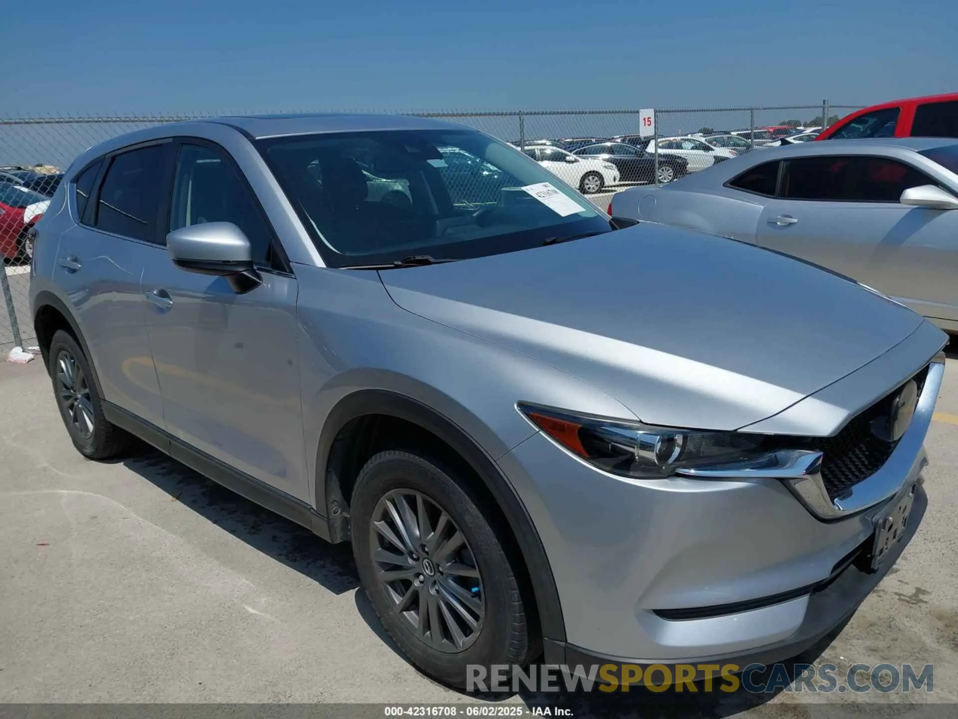 1 Photograph of a damaged car JM3KFACM1K1507229 MAZDA CX-5 2019