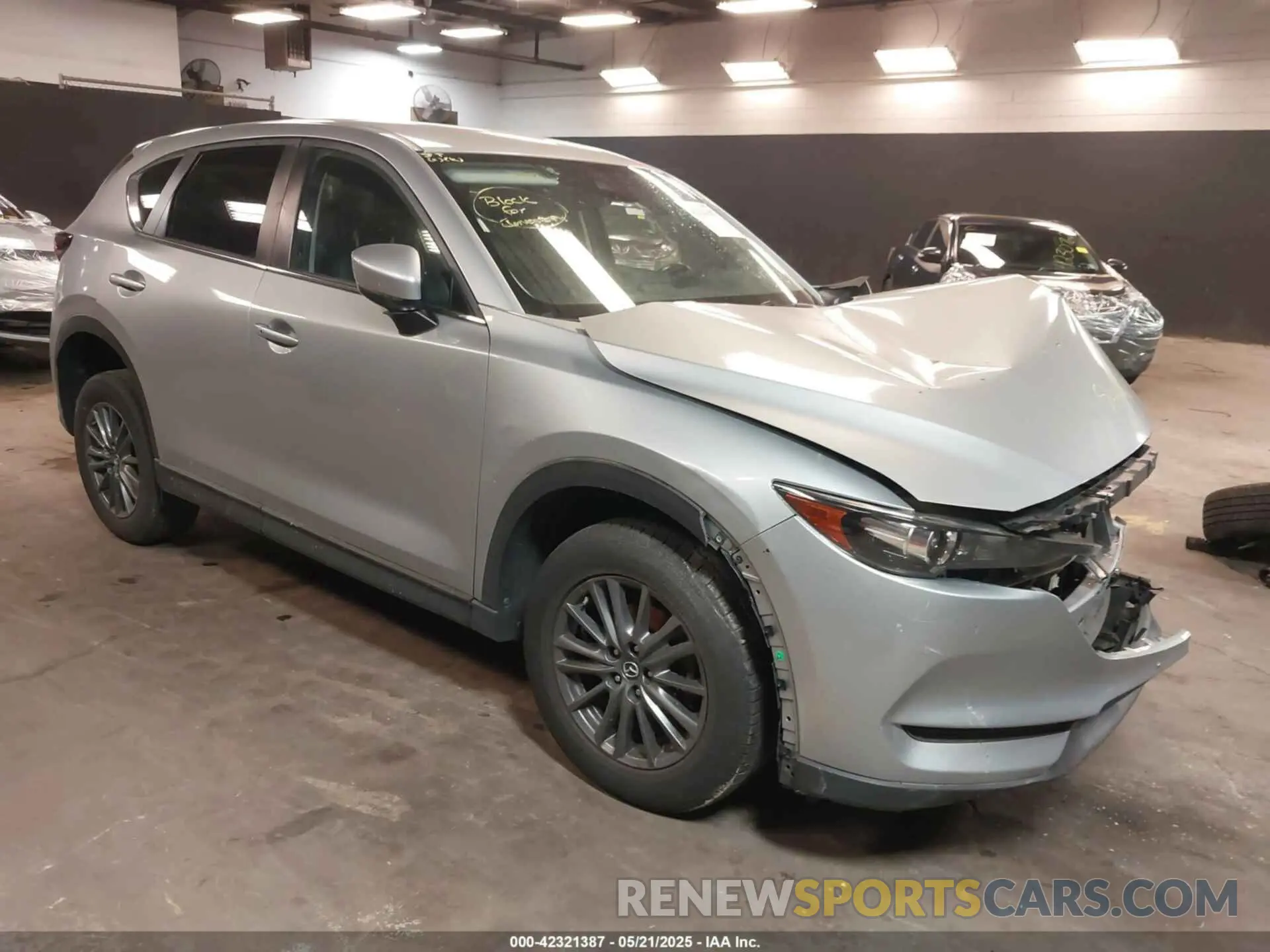 1 Photograph of a damaged car JM3KFACM3K1558196 MAZDA CX-5 2019