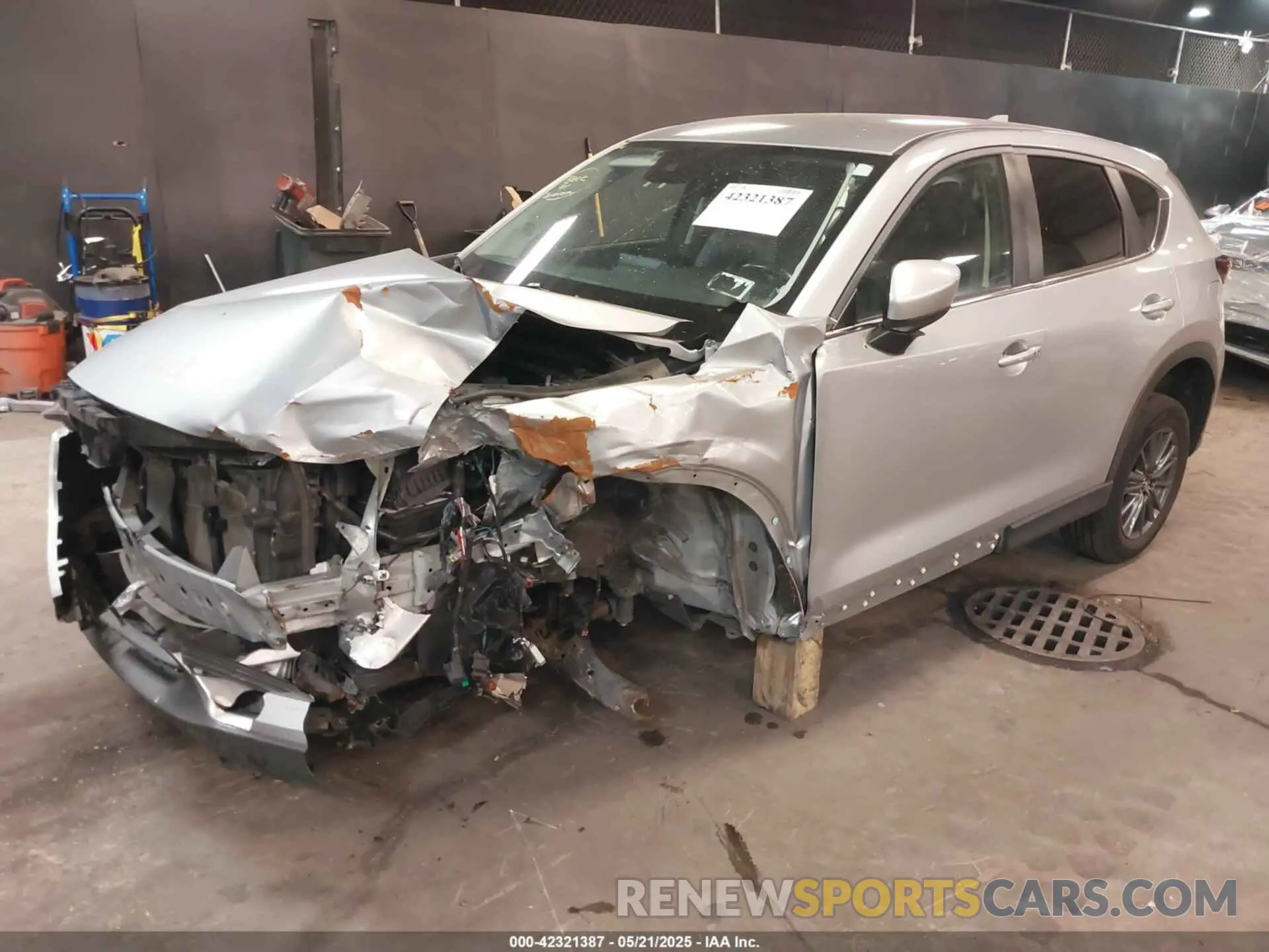 2 Photograph of a damaged car JM3KFACM3K1558196 MAZDA CX-5 2019
