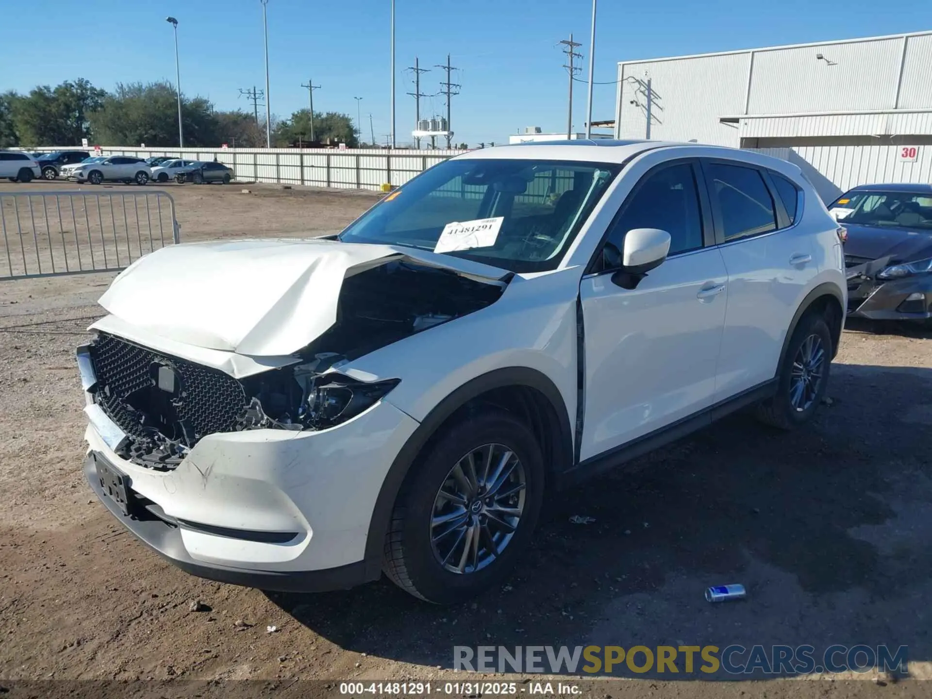 2 Photograph of a damaged car JM3KFACM4K1668352 MAZDA CX-5 2019