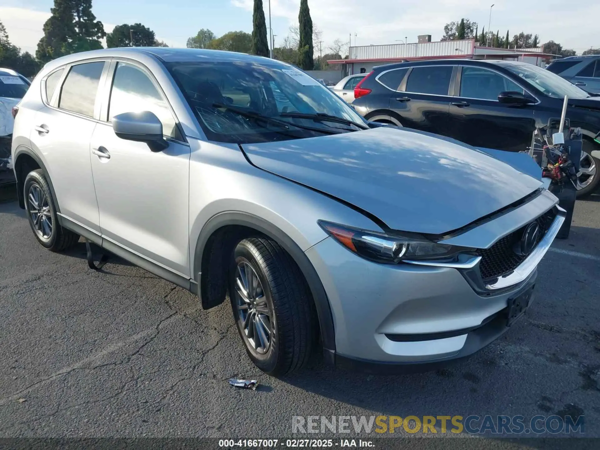 1 Photograph of a damaged car JM3KFACM5K1531601 MAZDA CX-5 2019