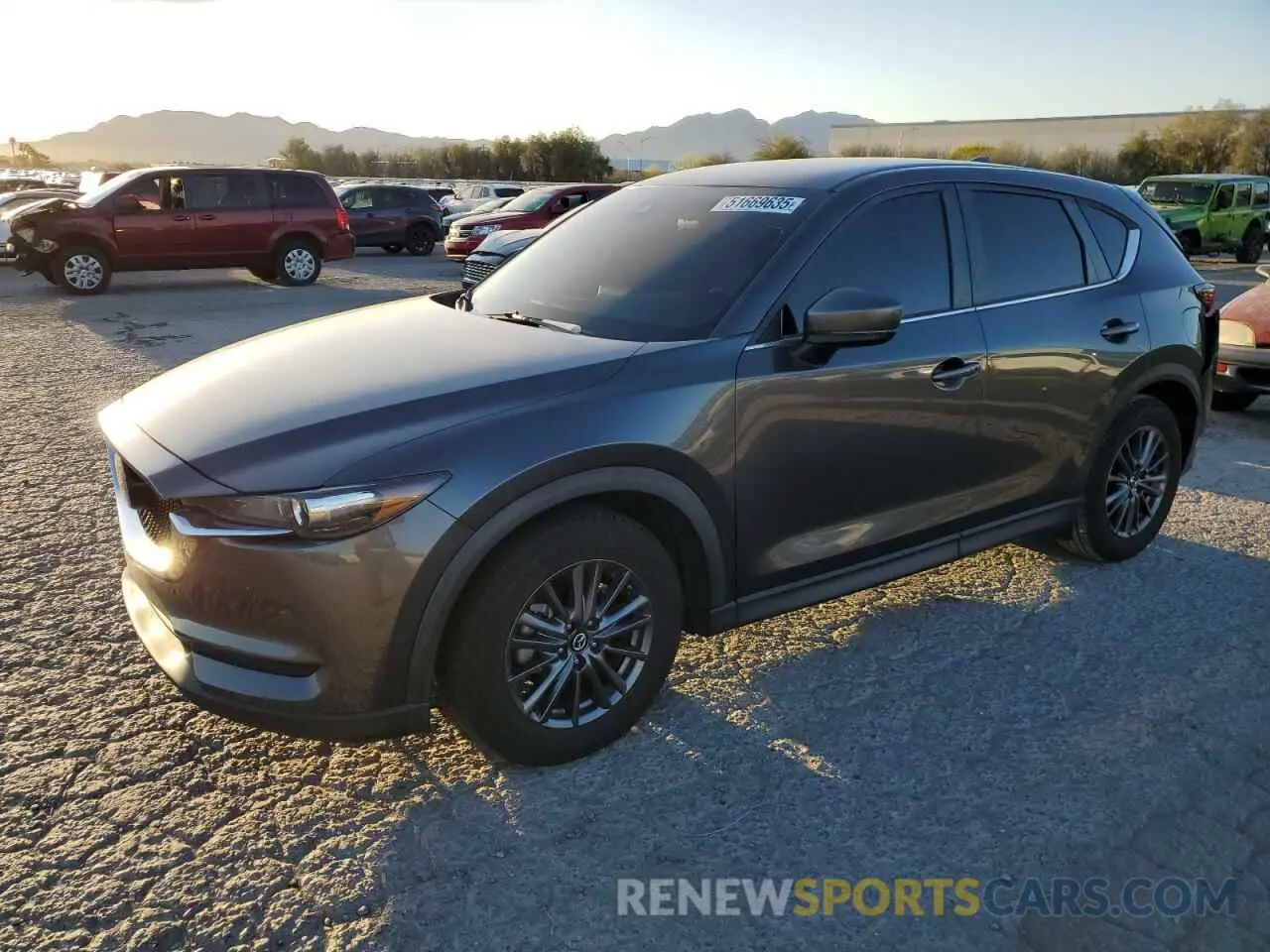 1 Photograph of a damaged car JM3KFACM7K0614985 MAZDA CX-5 2019