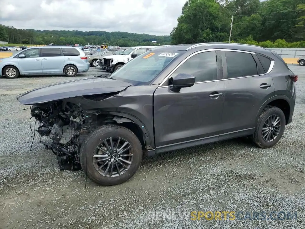 1 Photograph of a damaged car JM3KFACM7K1608470 MAZDA CX-5 2019