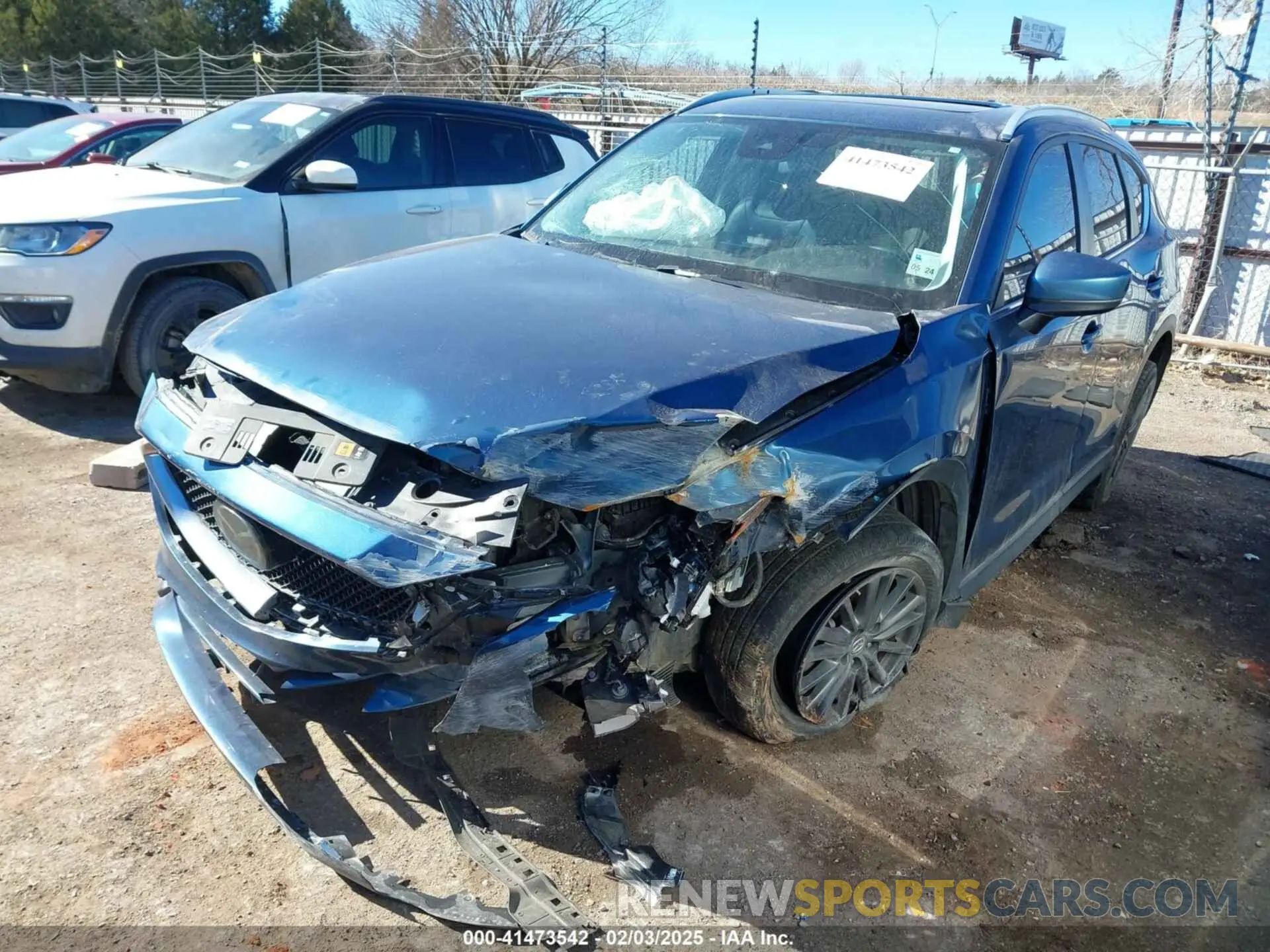2 Photograph of a damaged car JM3KFACM7K1654347 MAZDA CX-5 2019