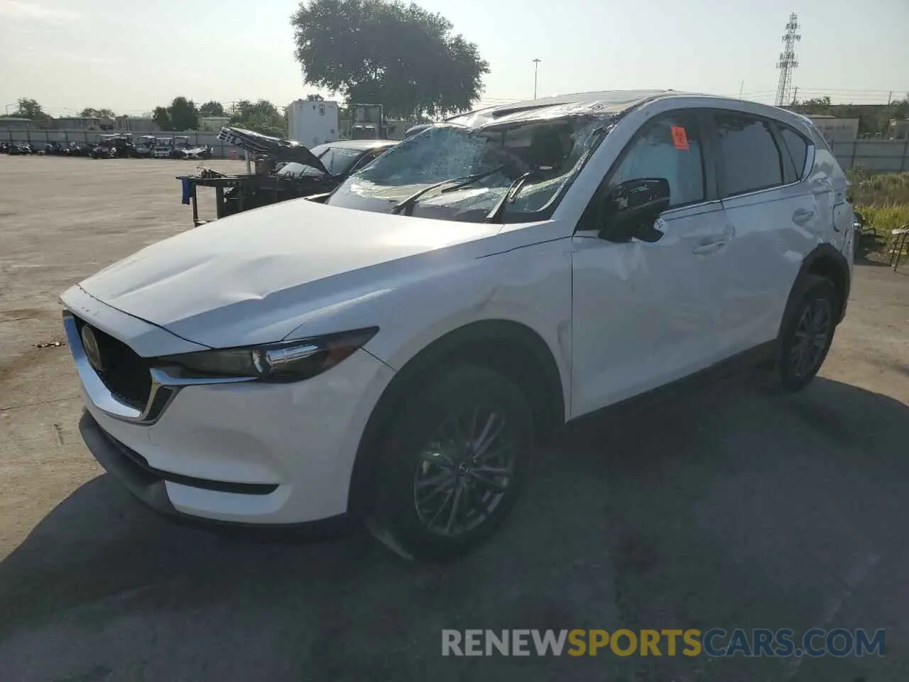 1 Photograph of a damaged car JM3KFACM8K1648976 MAZDA CX-5 2019