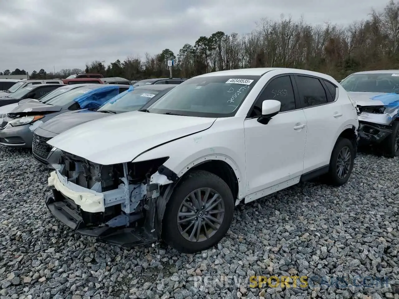 1 Photograph of a damaged car JM3KFACM8K1680097 MAZDA CX-5 2019