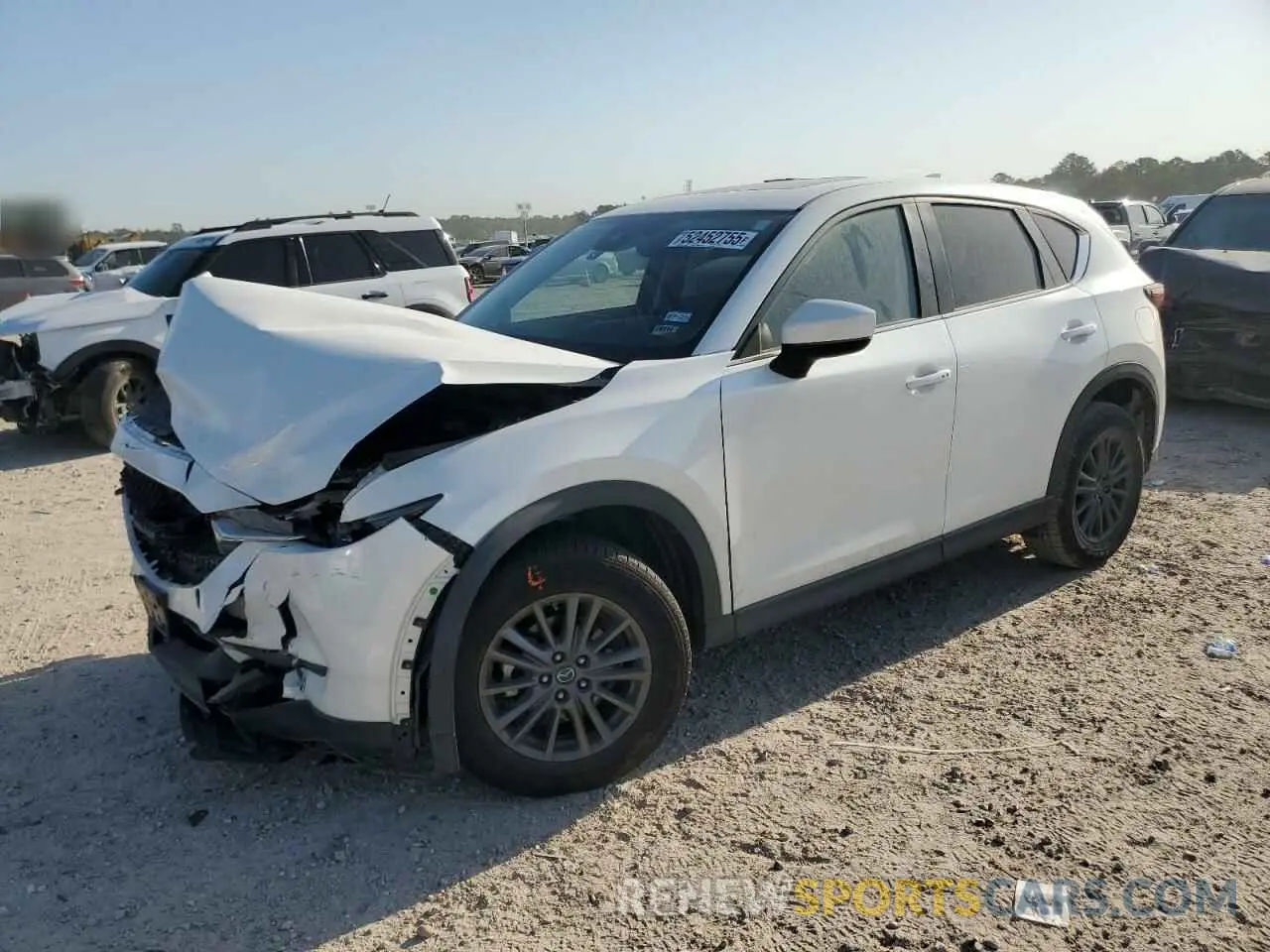 1 Photograph of a damaged car JM3KFACM9K0539545 MAZDA CX-5 2019