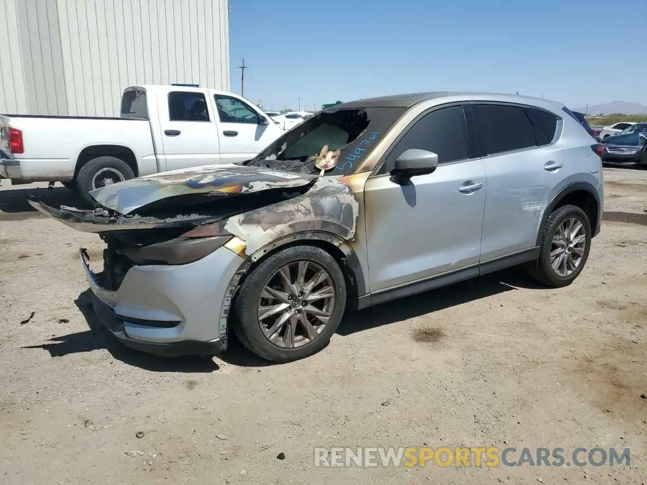 1 Photograph of a damaged car JM3KFADM1K0549761 MAZDA CX-5 2019