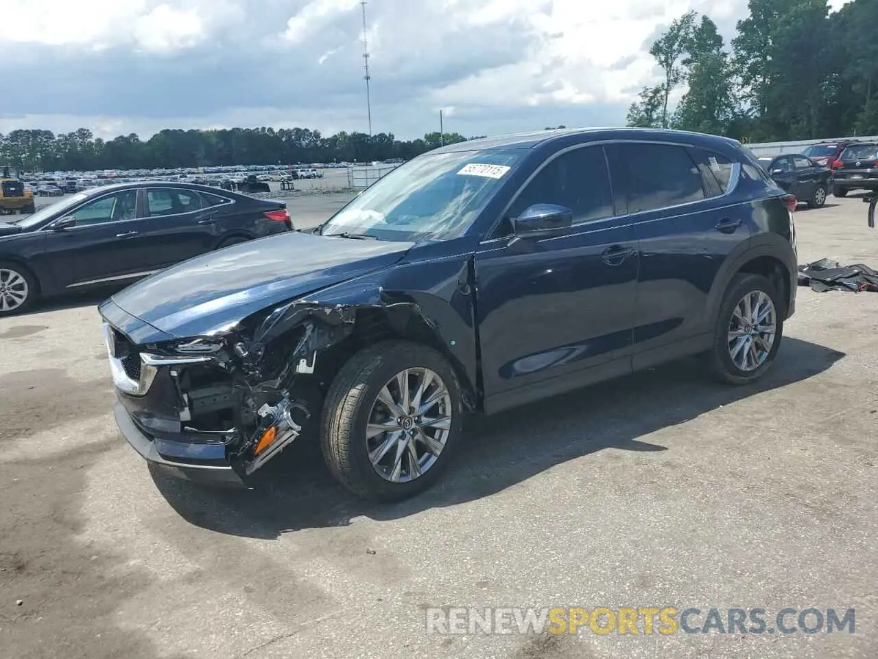 1 Photograph of a damaged car JM3KFADM2K1601120 MAZDA CX-5 2019
