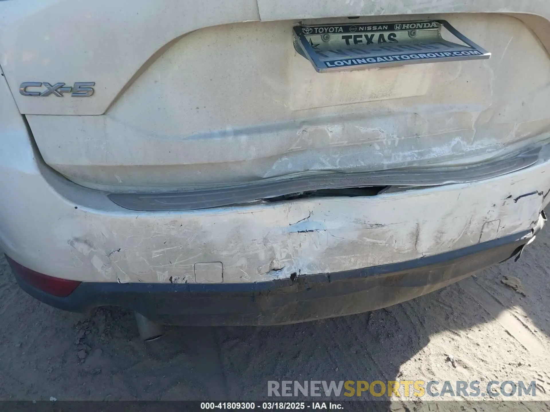 6 Photograph of a damaged car JM3KFADM4K0626610 MAZDA CX-5 2019