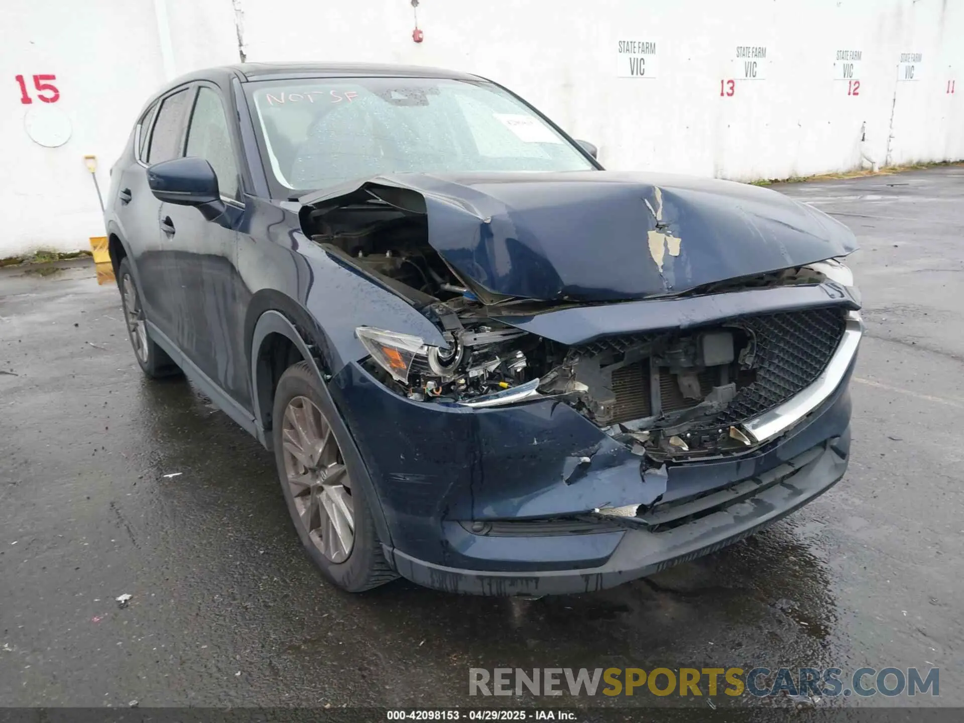 1 Photograph of a damaged car JM3KFADM4K1545777 MAZDA CX-5 2019