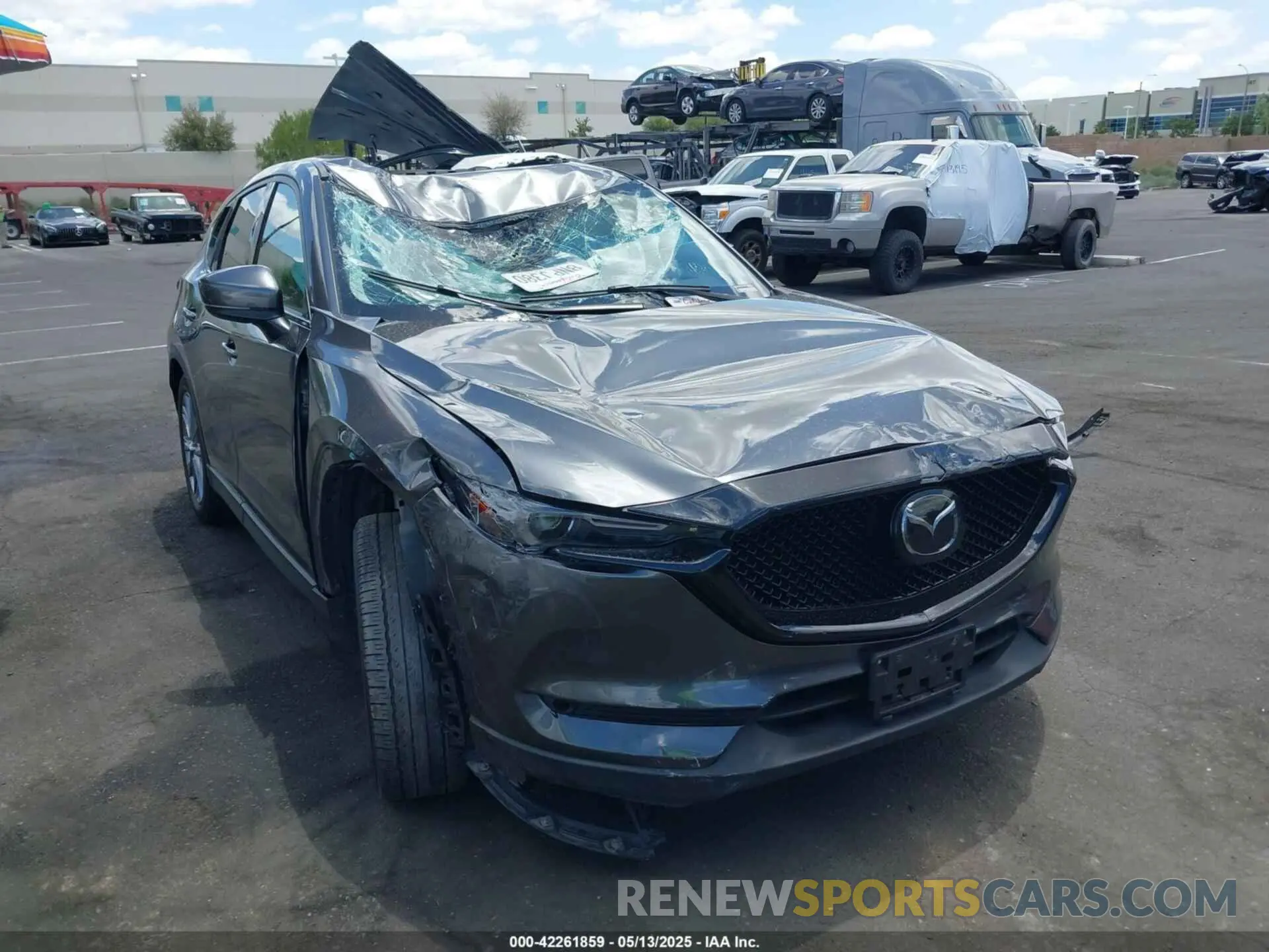 1 Photograph of a damaged car JM3KFADM5K0693698 MAZDA CX-5 2019