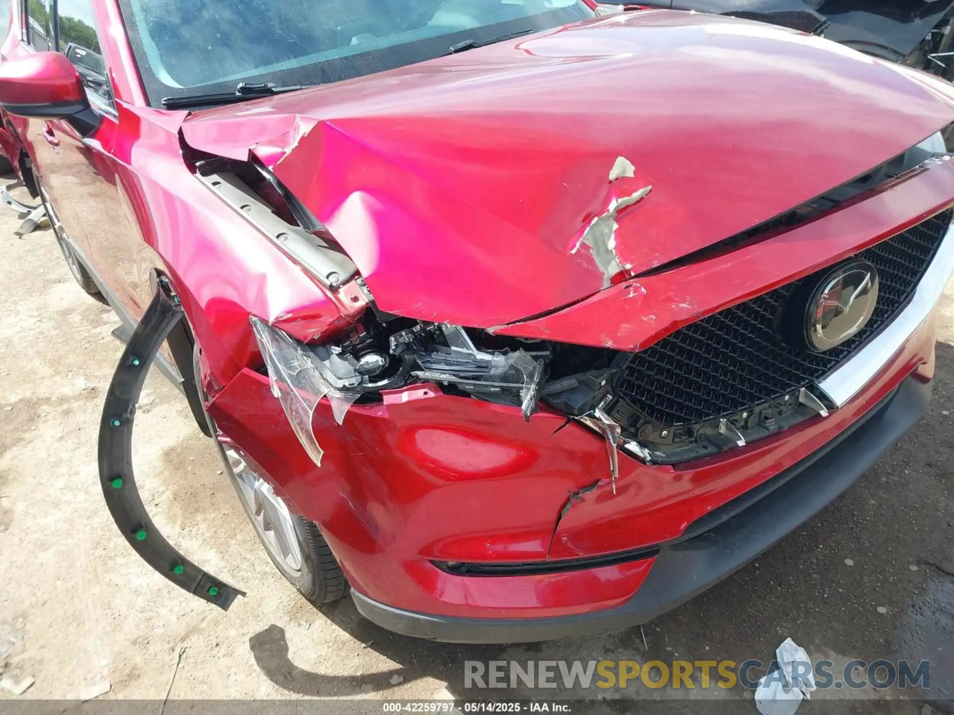 6 Photograph of a damaged car JM3KFADM6K1646190 MAZDA CX-5 2019