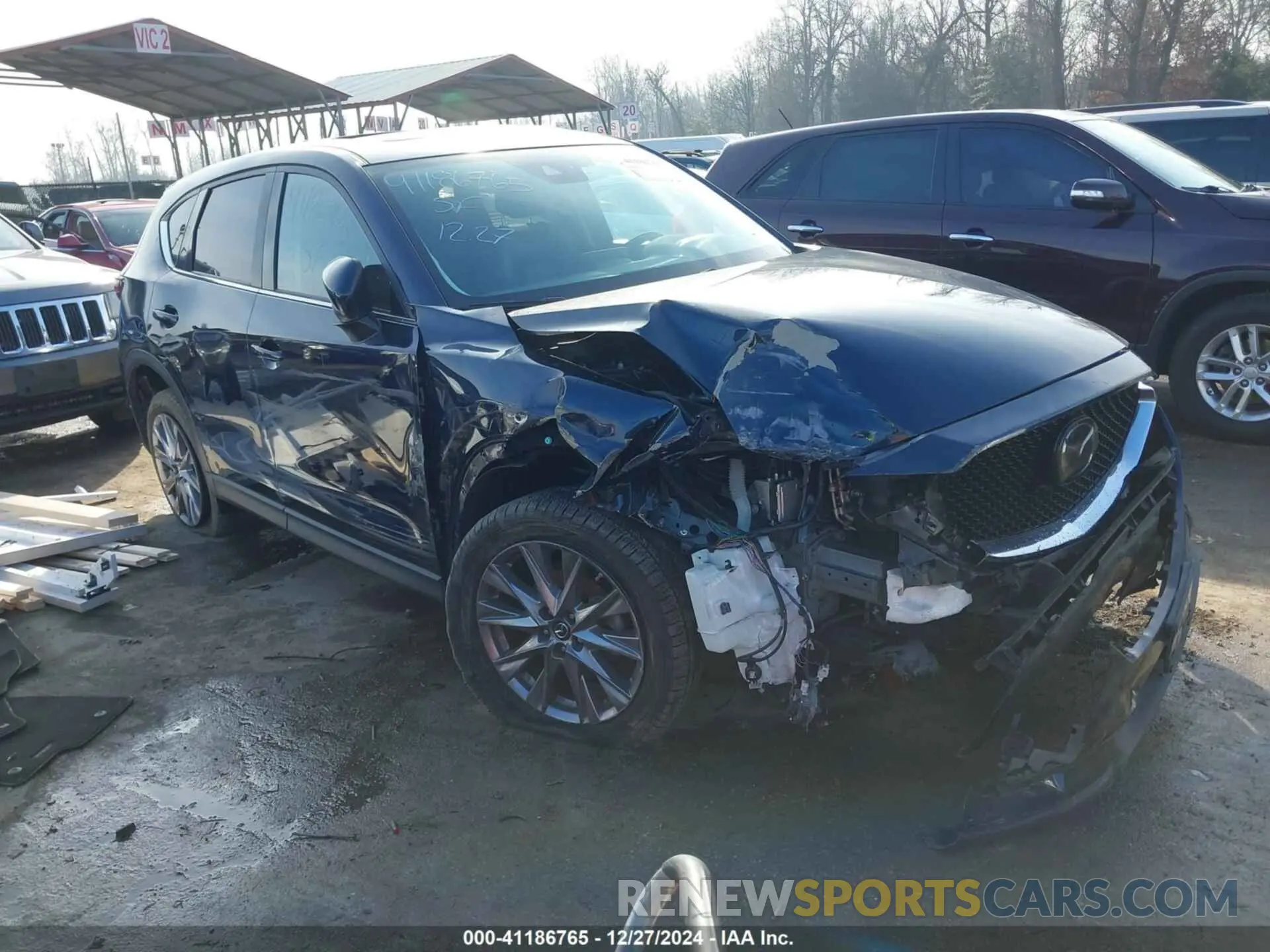1 Photograph of a damaged car JM3KFADM8K0547585 MAZDA CX-5 2019