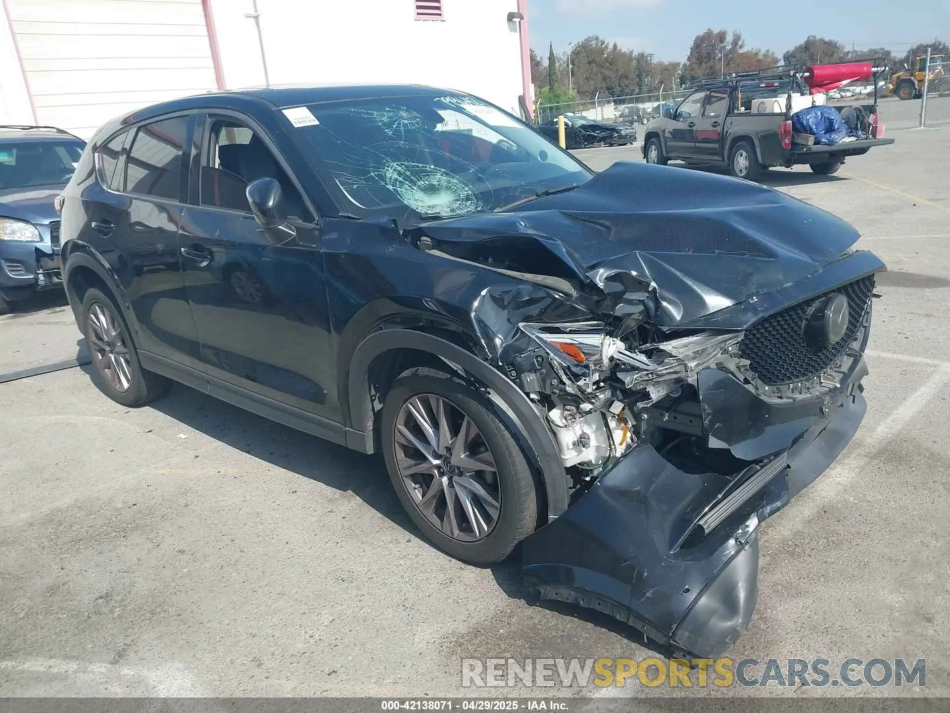 1 Photograph of a damaged car JM3KFADMXK1547727 MAZDA CX-5 2019