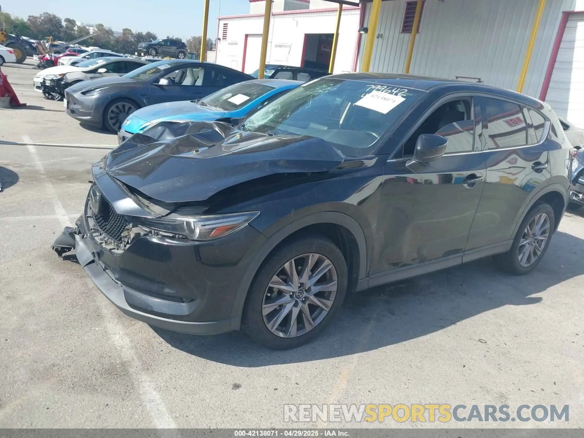 2 Photograph of a damaged car JM3KFADMXK1547727 MAZDA CX-5 2019