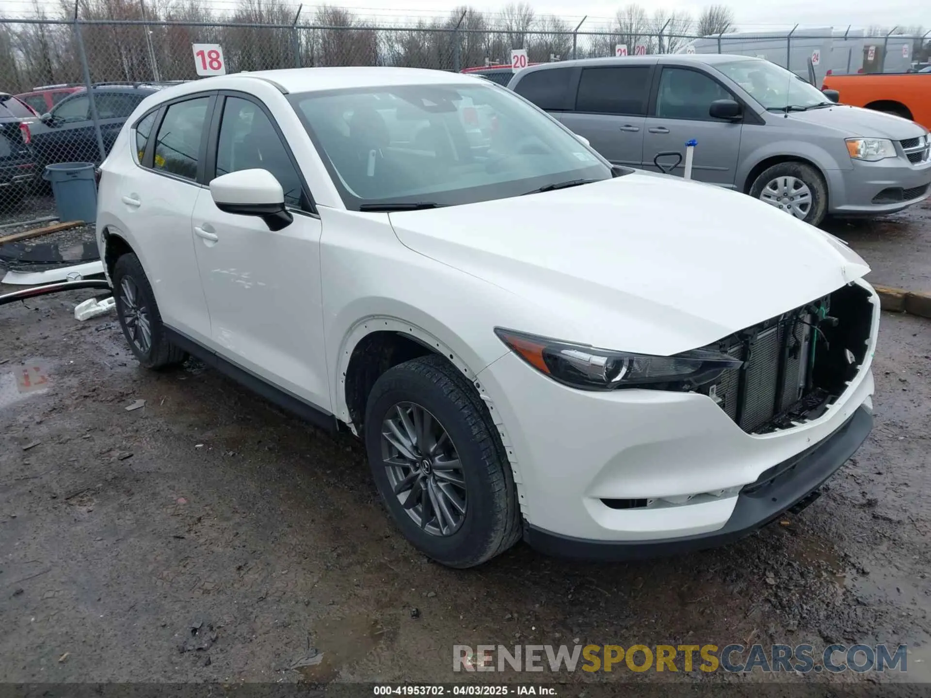 1 Photograph of a damaged car JM3KFBBM2K0629966 MAZDA CX-5 2019