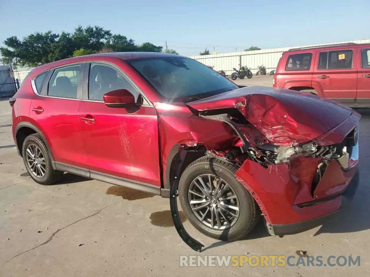 4 Photograph of a damaged car JM3KFBBM2K0665592 MAZDA CX-5 2019
