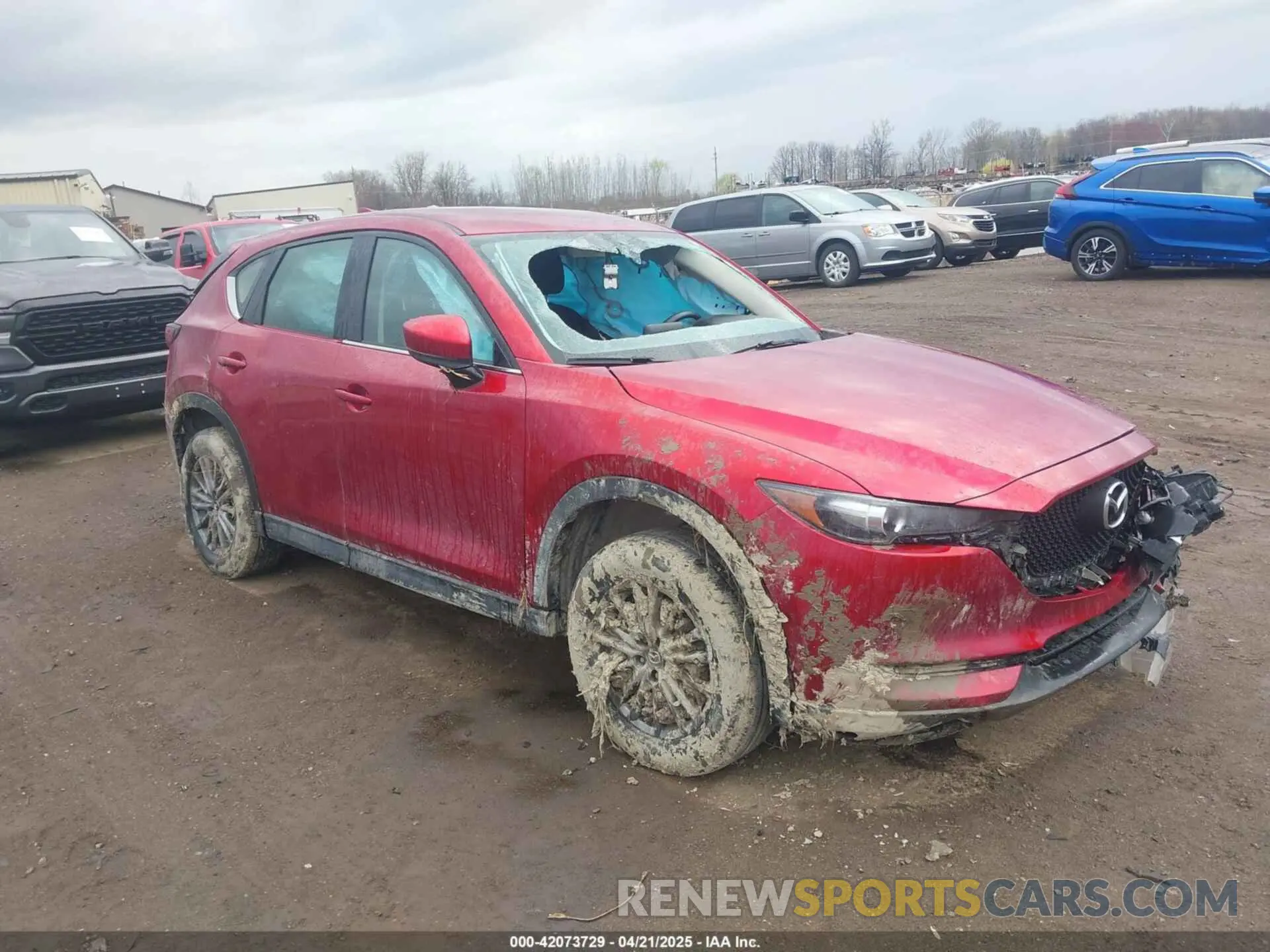 1 Photograph of a damaged car JM3KFBBM4K0698044 MAZDA CX-5 2019