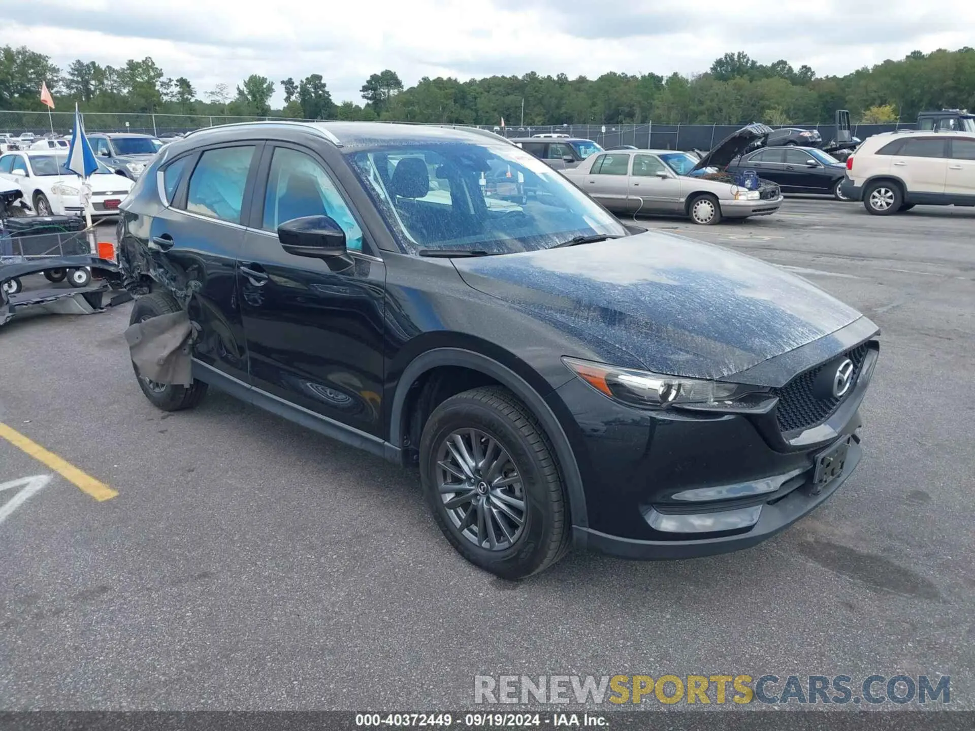 1 Photograph of a damaged car JM3KFBBM6K0595725 MAZDA CX-5 2019