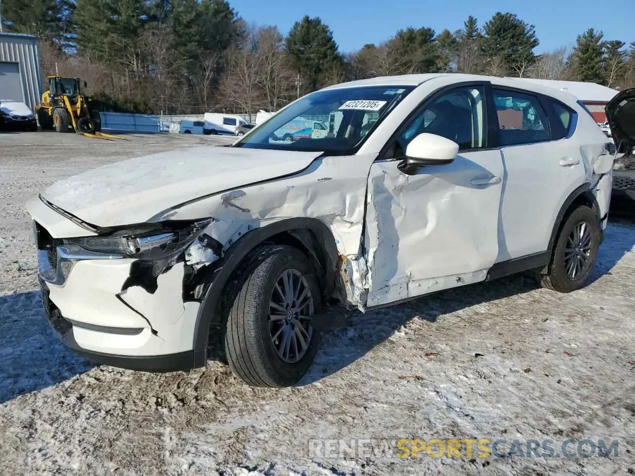 1 Photograph of a damaged car JM3KFBBM6K0637245 MAZDA CX-5 2019