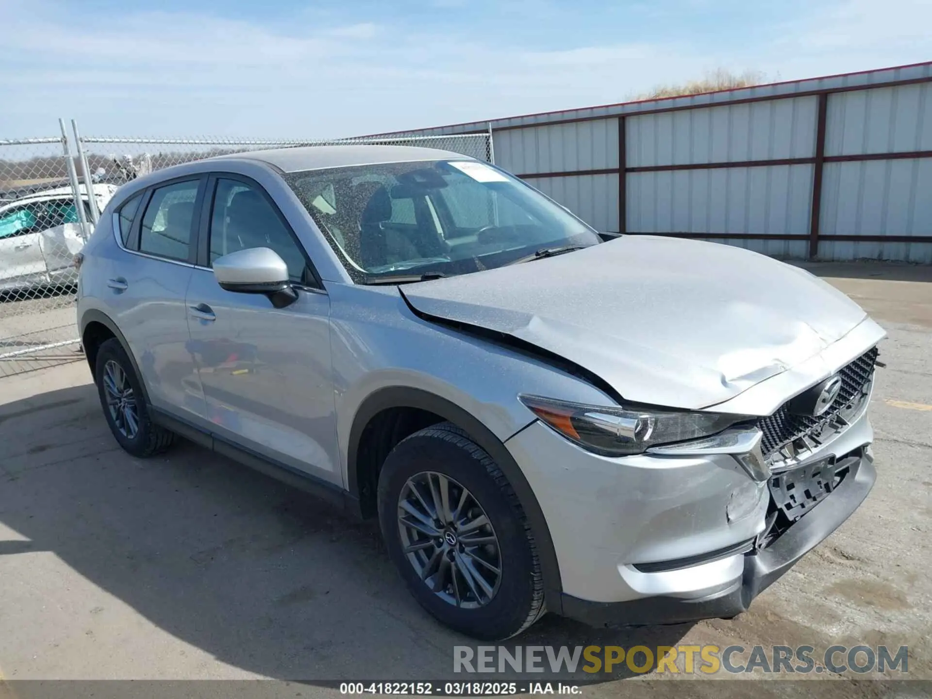 1 Photograph of a damaged car JM3KFBBM6K1582760 MAZDA CX-5 2019