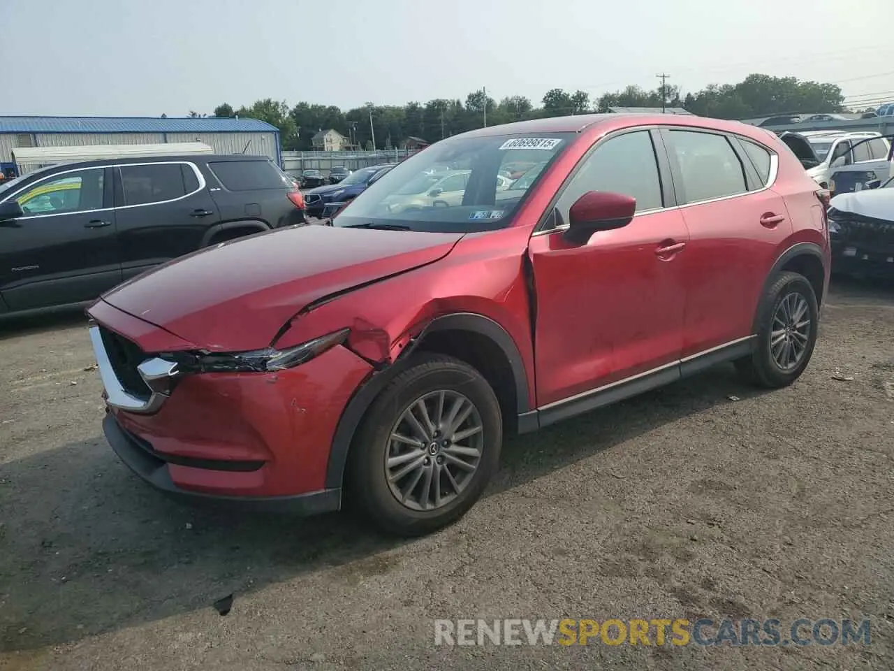 1 Photograph of a damaged car JM3KFBBM7K0502713 MAZDA CX-5 2019