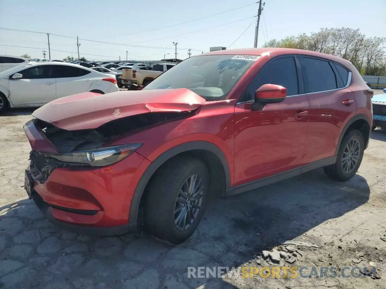1 Photograph of a damaged car JM3KFBBM8K0649252 MAZDA CX-5 2019