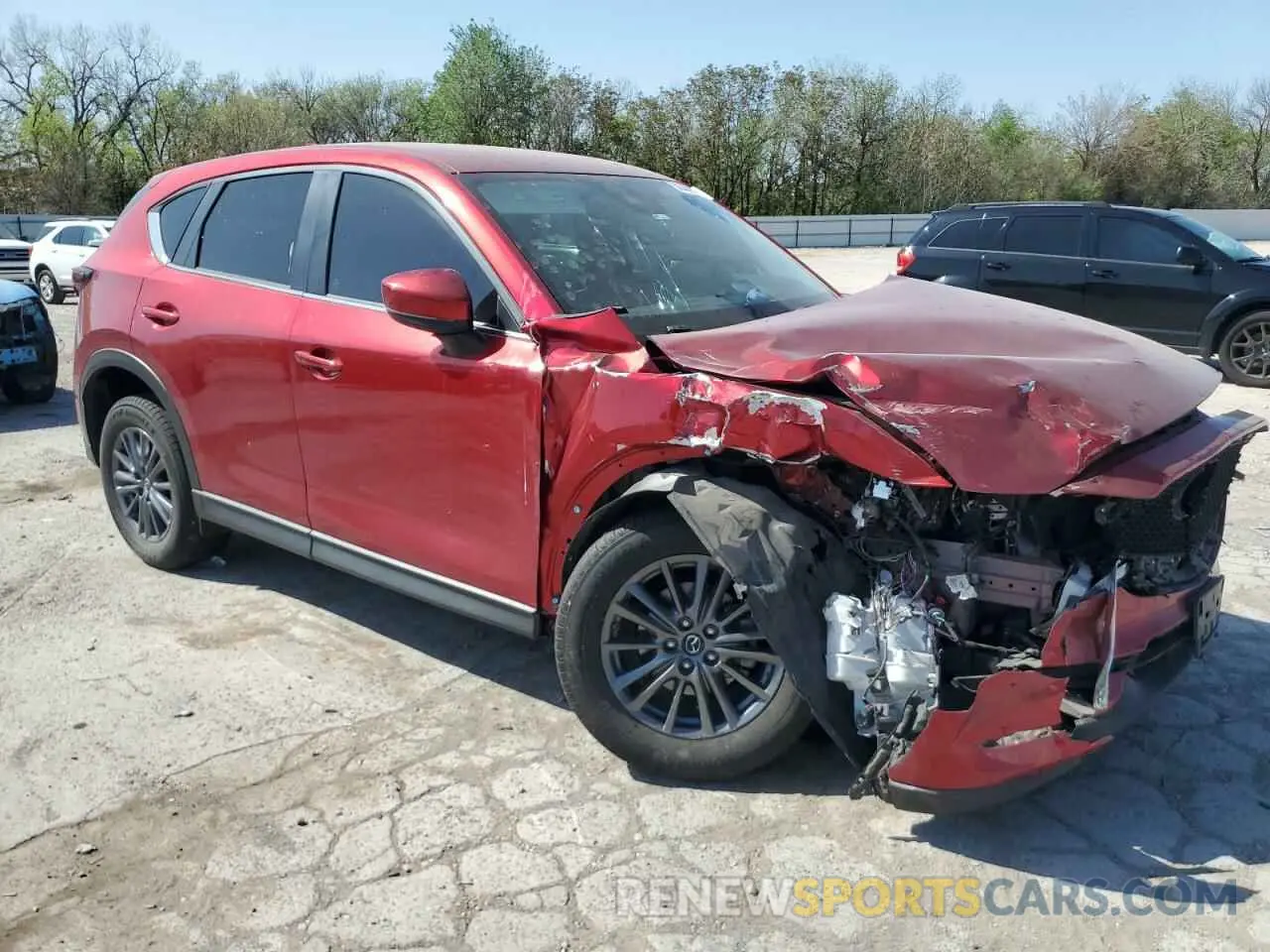 4 Photograph of a damaged car JM3KFBBM8K0649252 MAZDA CX-5 2019