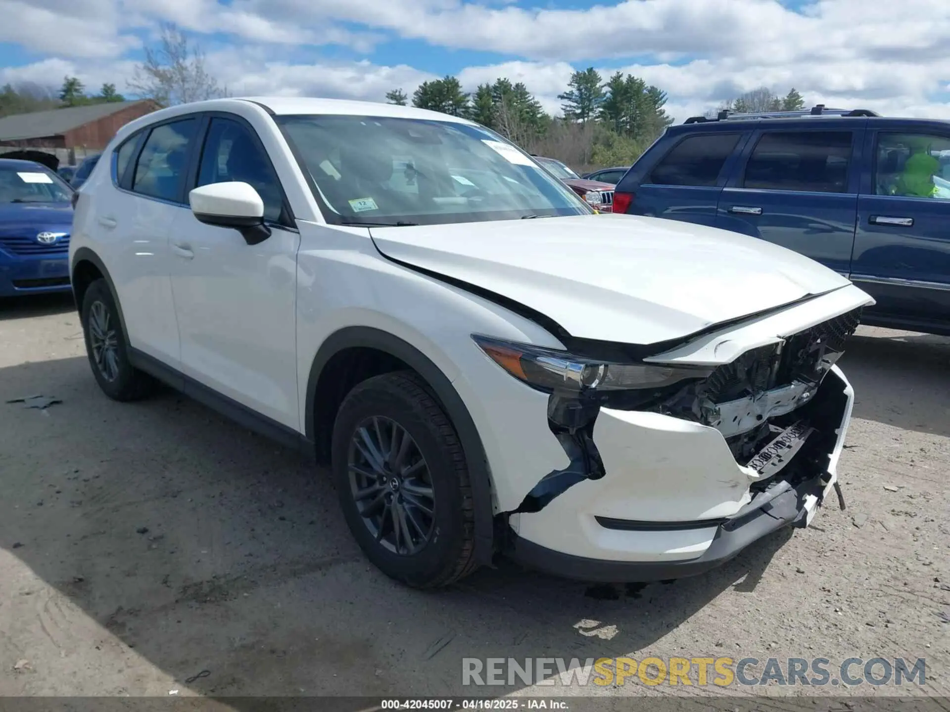 1 Photograph of a damaged car JM3KFBBM8K0667329 MAZDA CX-5 2019