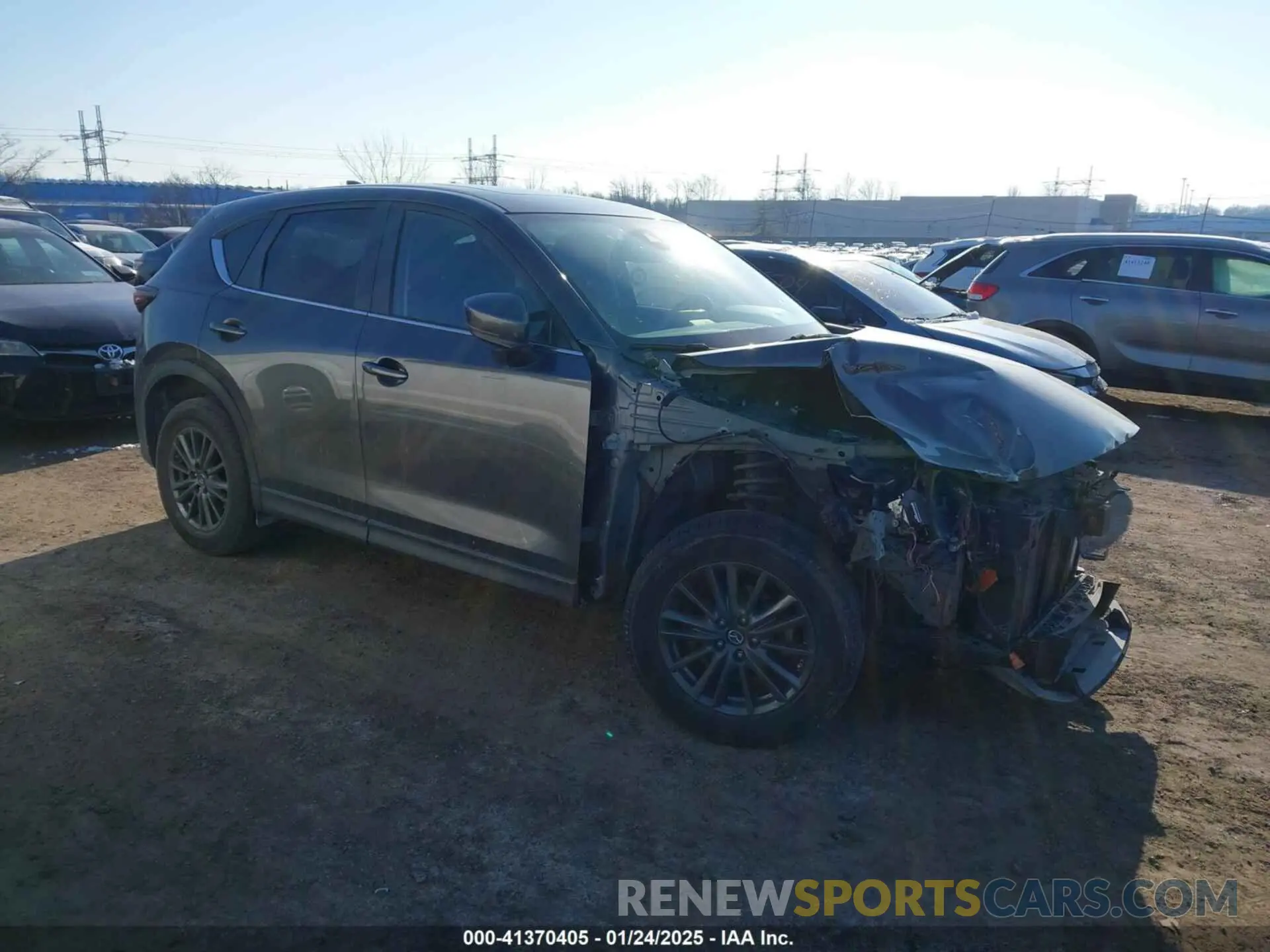 1 Photograph of a damaged car JM3KFBCM0K0573363 MAZDA CX-5 2019
