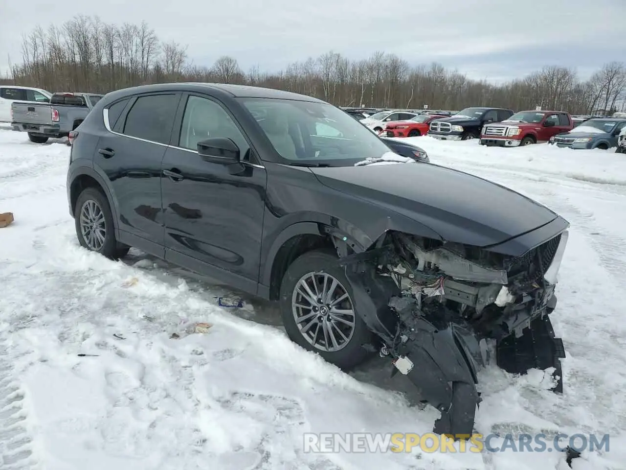 4 Photograph of a damaged car JM3KFBCM0K0607933 MAZDA CX-5 2019