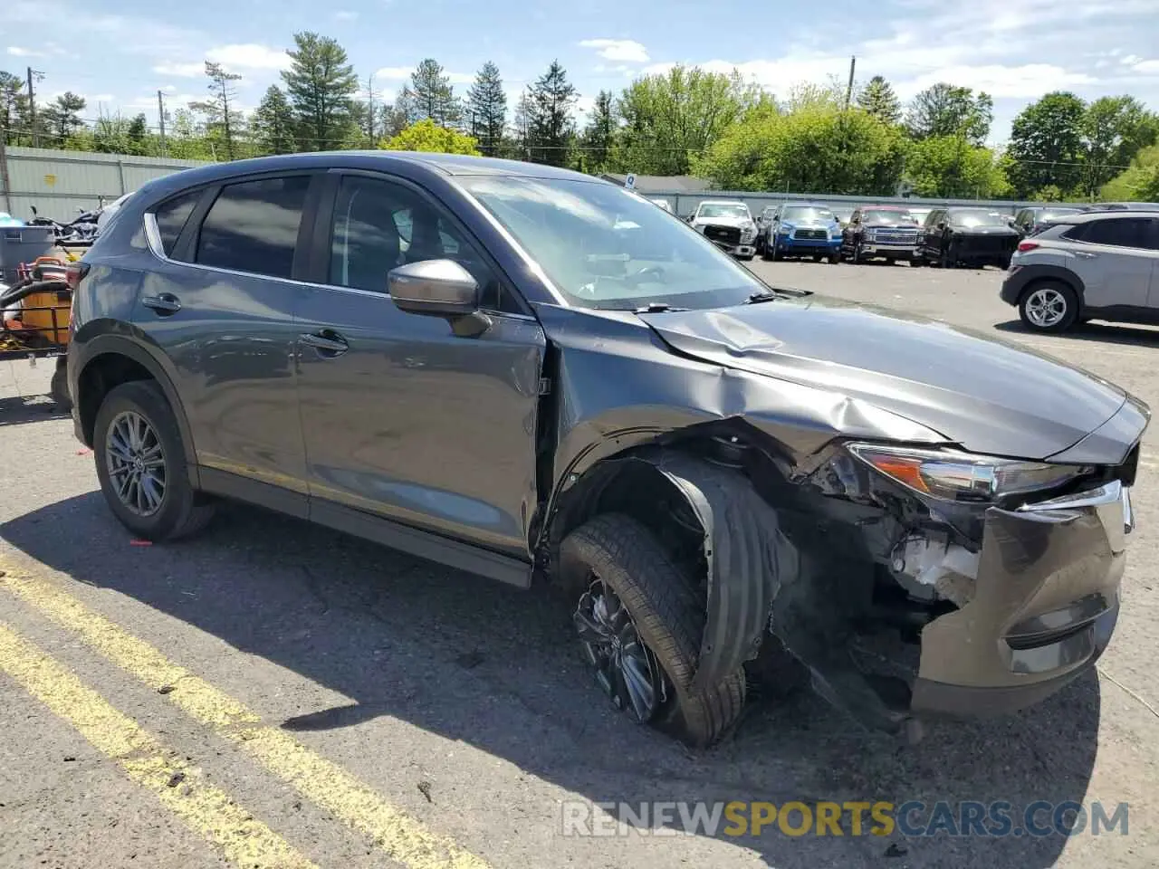4 Photograph of a damaged car JM3KFBCM0K0665668 MAZDA CX-5 2019