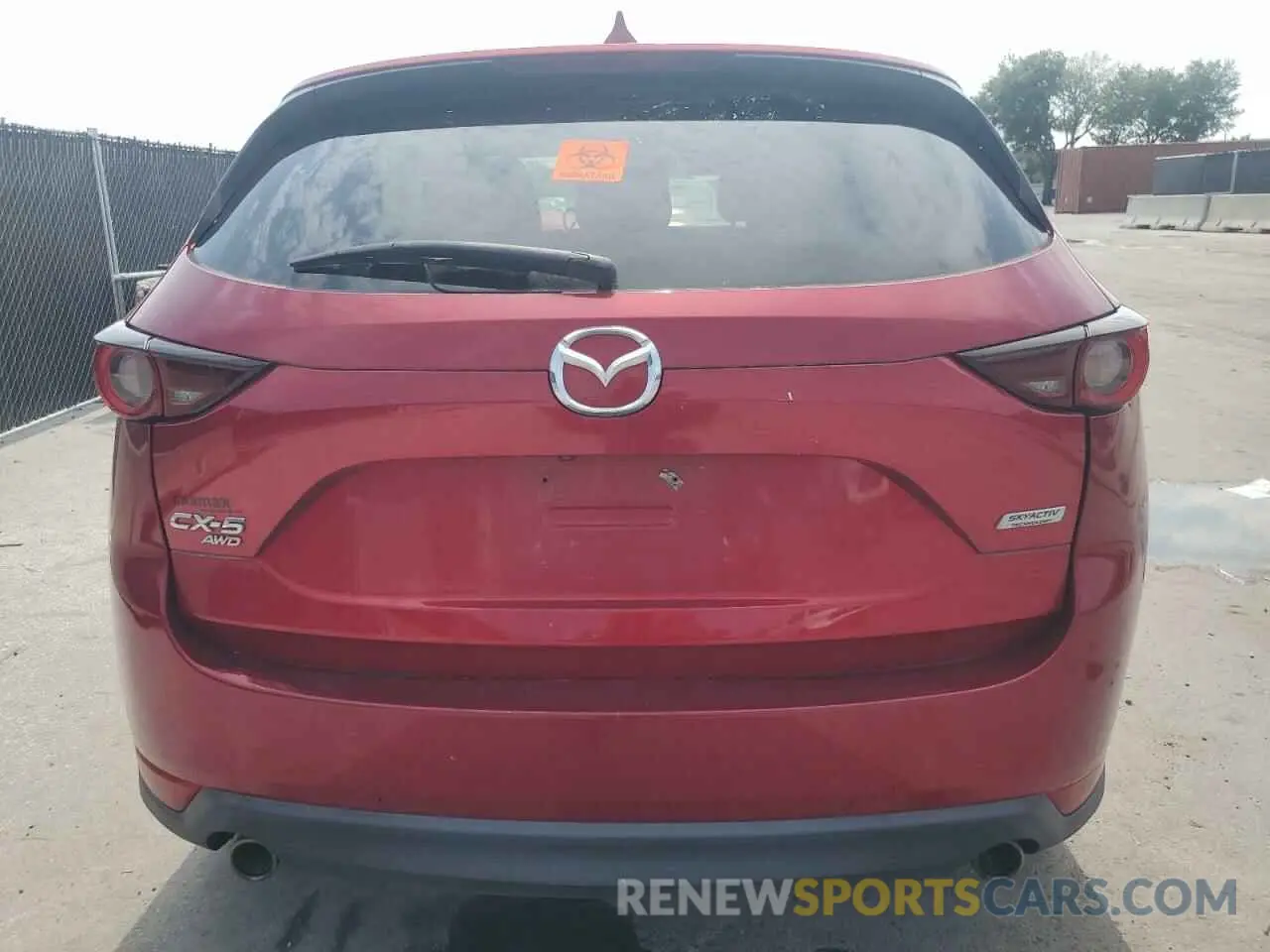6 Photograph of a damaged car JM3KFBCM1K0528092 MAZDA CX-5 2019
