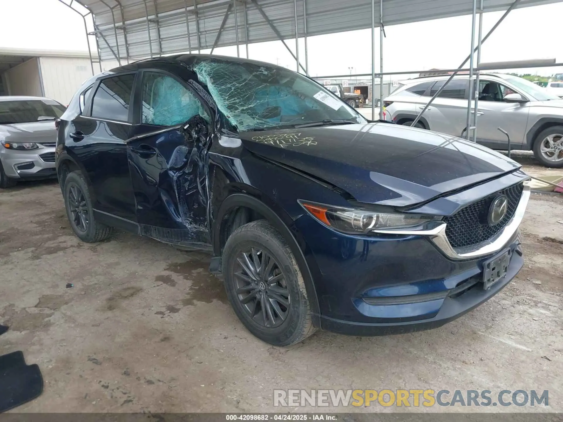 1 Photograph of a damaged car JM3KFBCM1K0598241 MAZDA CX-5 2019