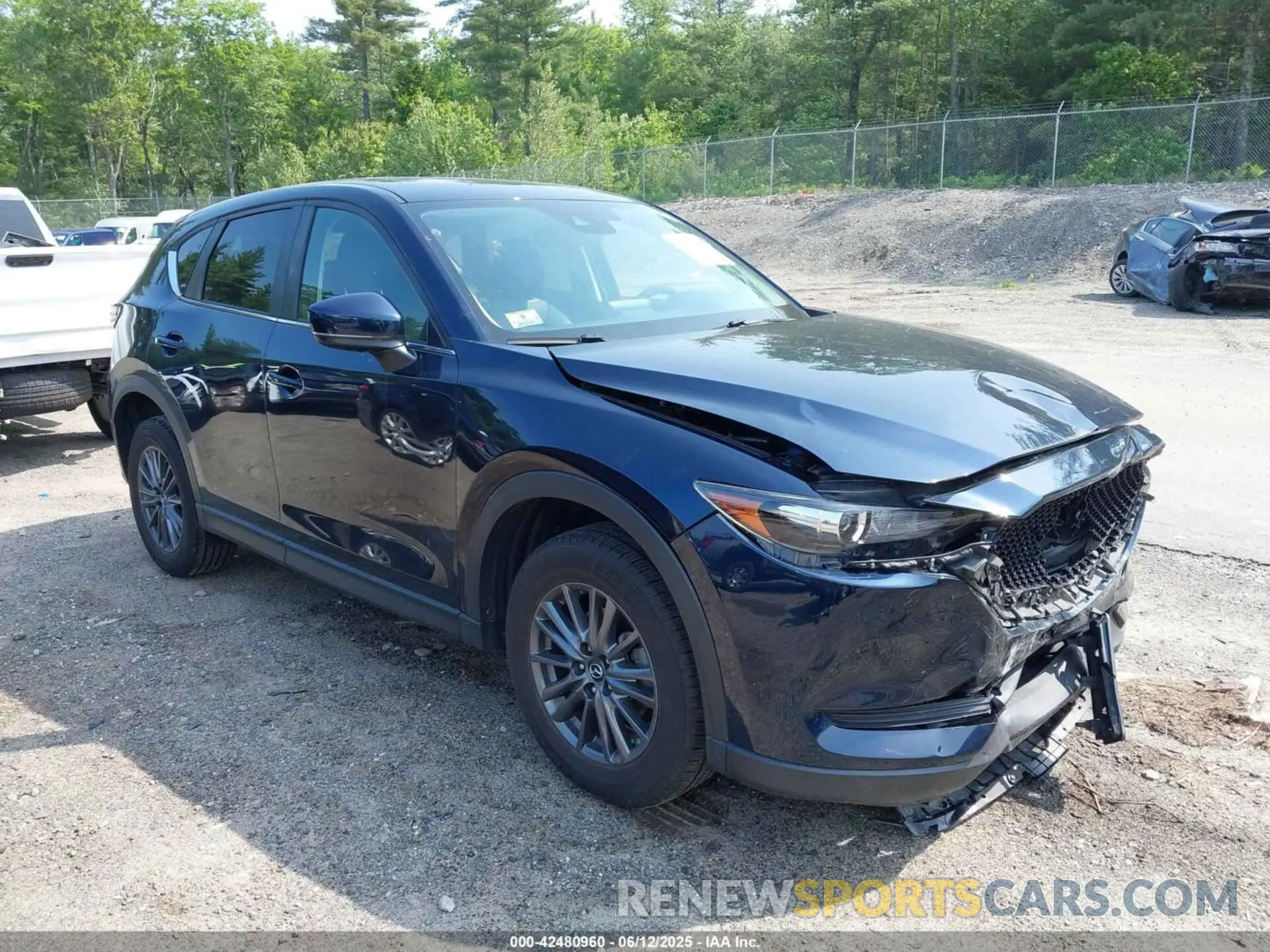 1 Photograph of a damaged car JM3KFBCM1K1662353 MAZDA CX-5 2019
