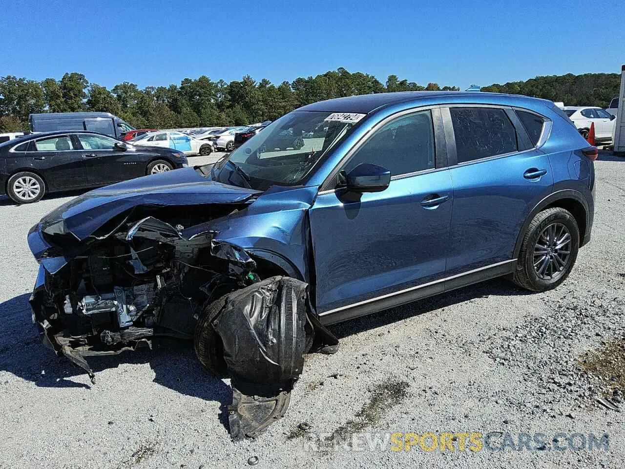 1 Photograph of a damaged car JM3KFBCM2K0667437 MAZDA CX-5 2019