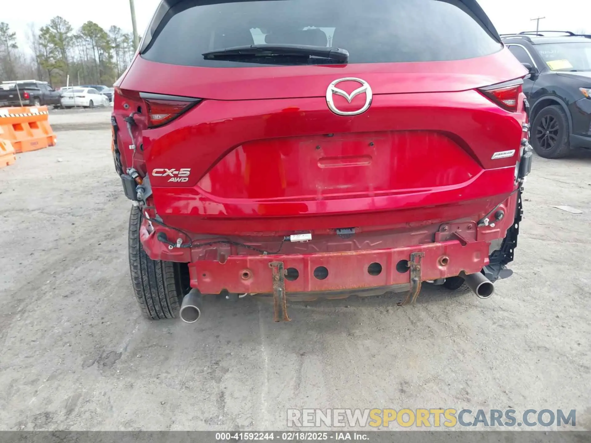 6 Photograph of a damaged car JM3KFBCM3K1602106 MAZDA CX-5 2019