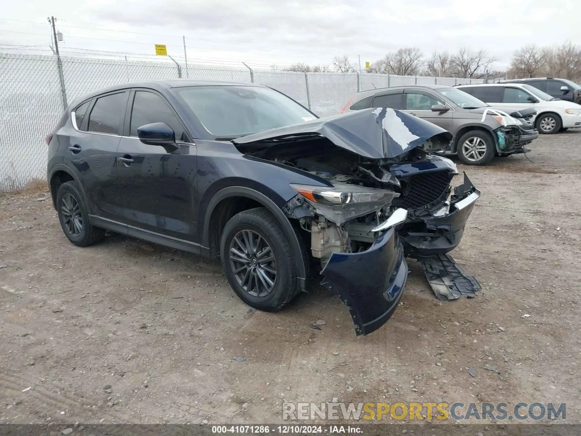 1 Photograph of a damaged car JM3KFBCM4K0550054 MAZDA CX-5 2019
