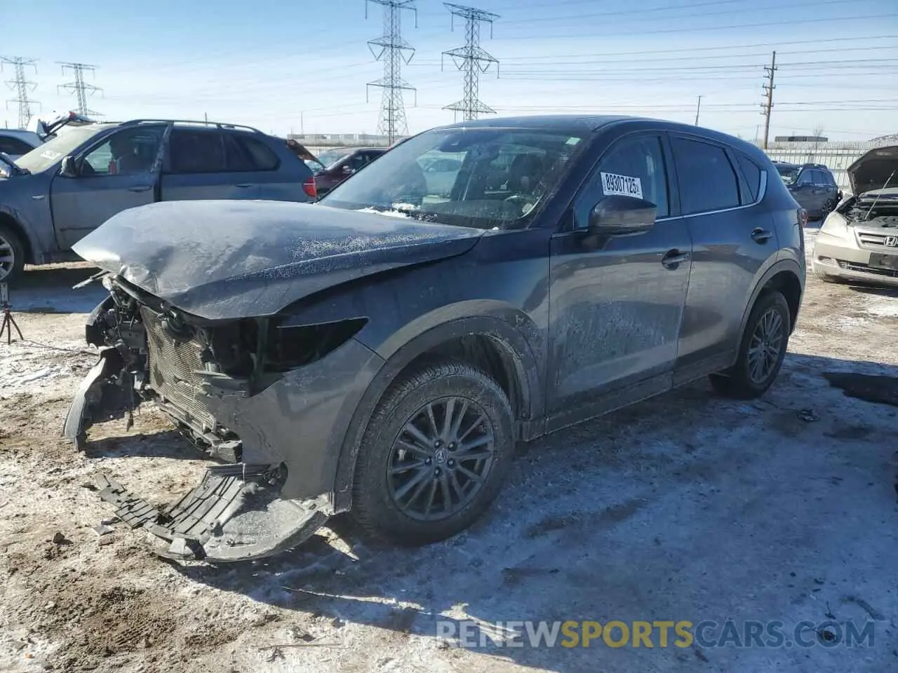 1 Photograph of a damaged car JM3KFBCM4K1504105 MAZDA CX-5 2019