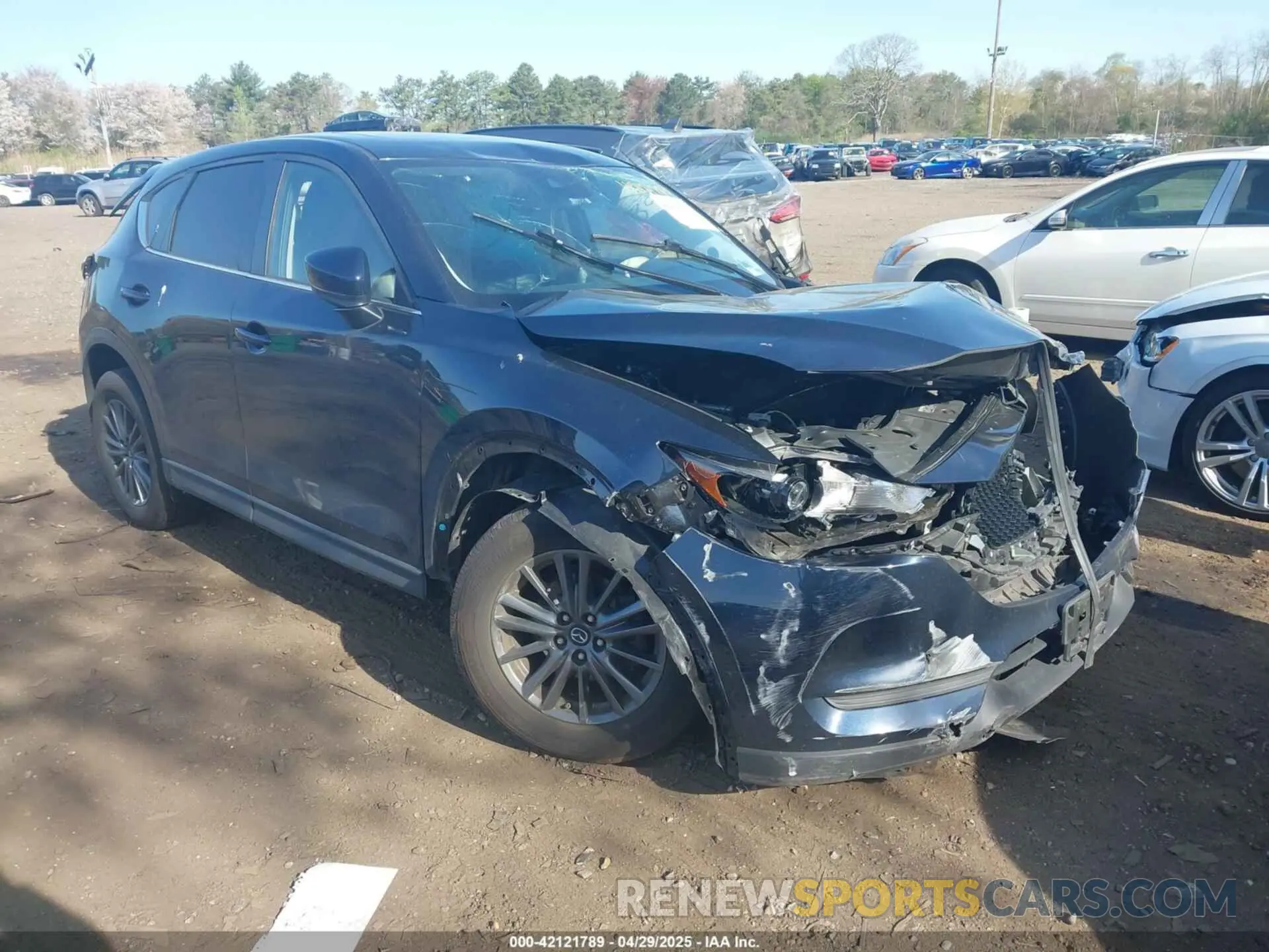 1 Photograph of a damaged car JM3KFBCM6K0513037 MAZDA CX-5 2019