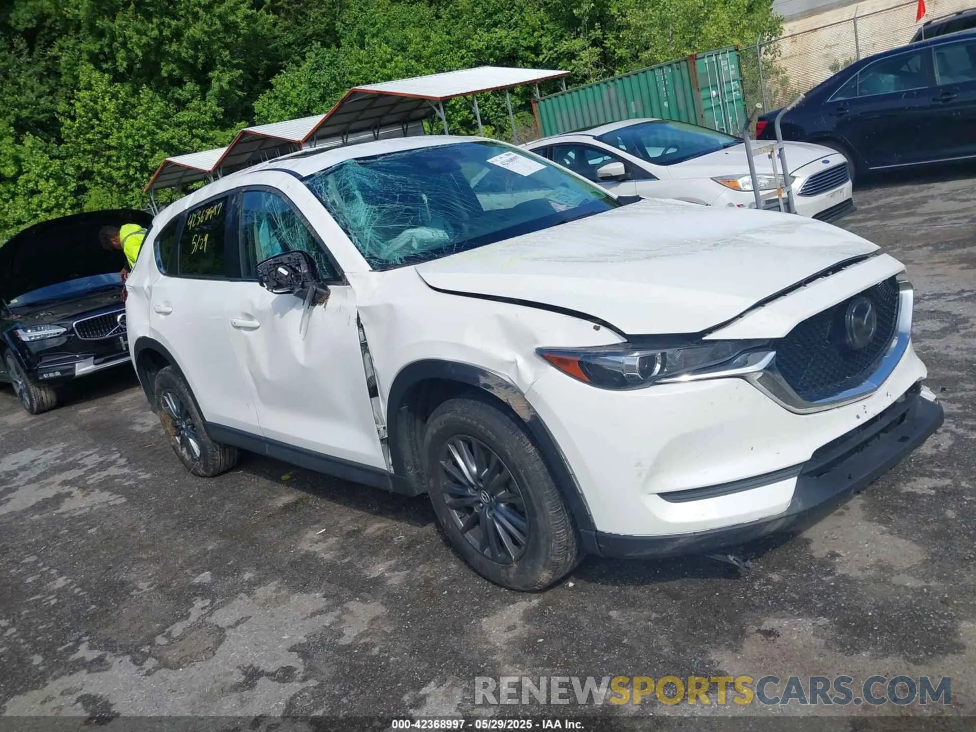 1 Photograph of a damaged car JM3KFBCM6K0574405 MAZDA CX-5 2019