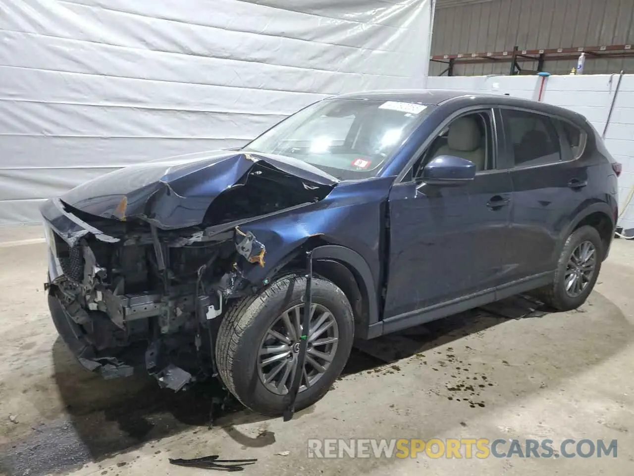 1 Photograph of a damaged car JM3KFBCM9K0693341 MAZDA CX-5 2019
