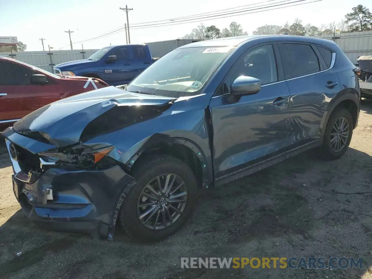 1 Photograph of a damaged car JM3KFBCM9K1597882 MAZDA CX-5 2019