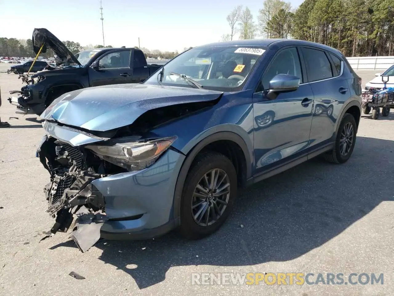 1 Photograph of a damaged car JM3KFBCMXK0589327 MAZDA CX-5 2019