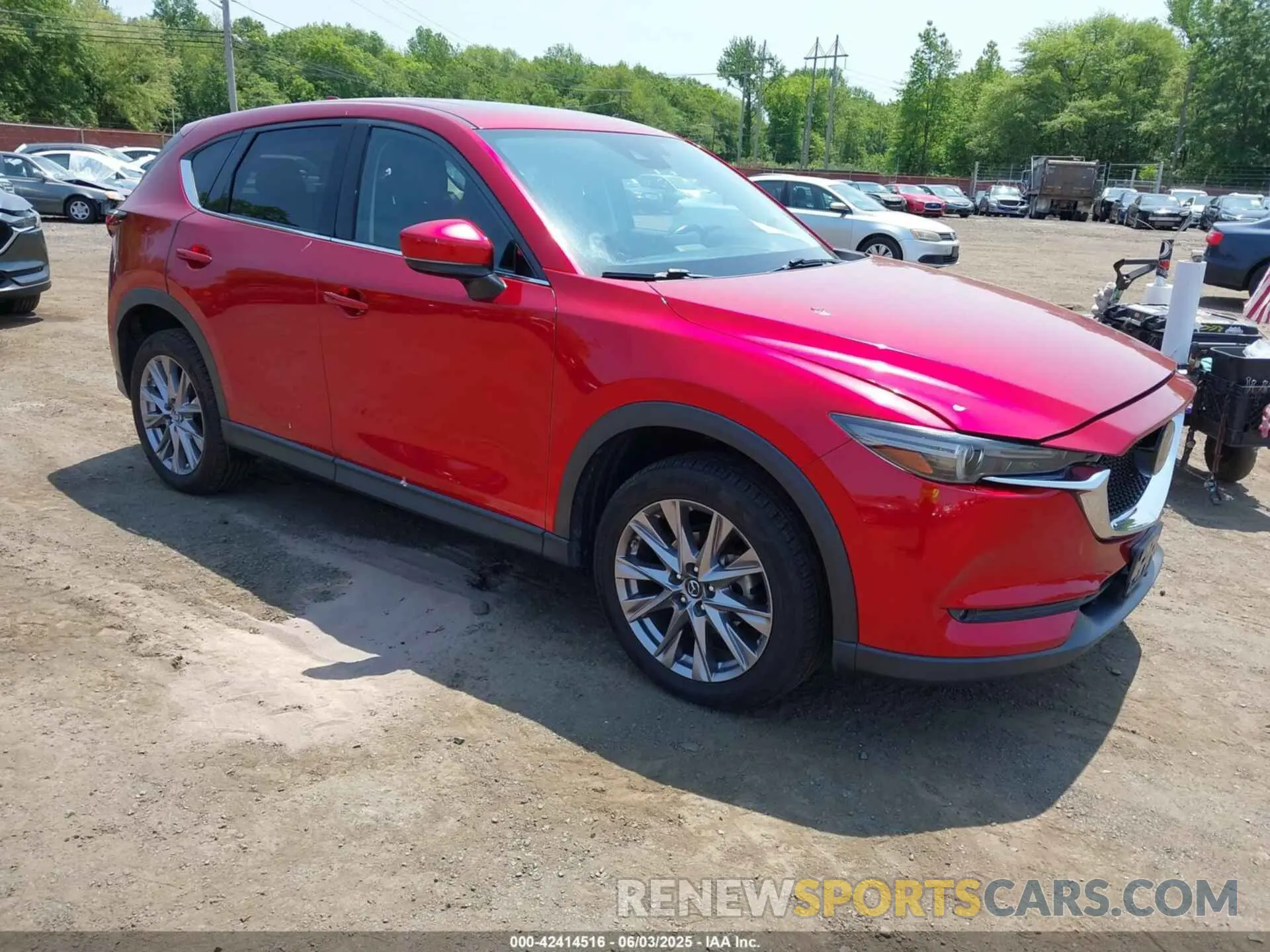 1 Photograph of a damaged car JM3KFBDM0K1633103 MAZDA CX-5 2019