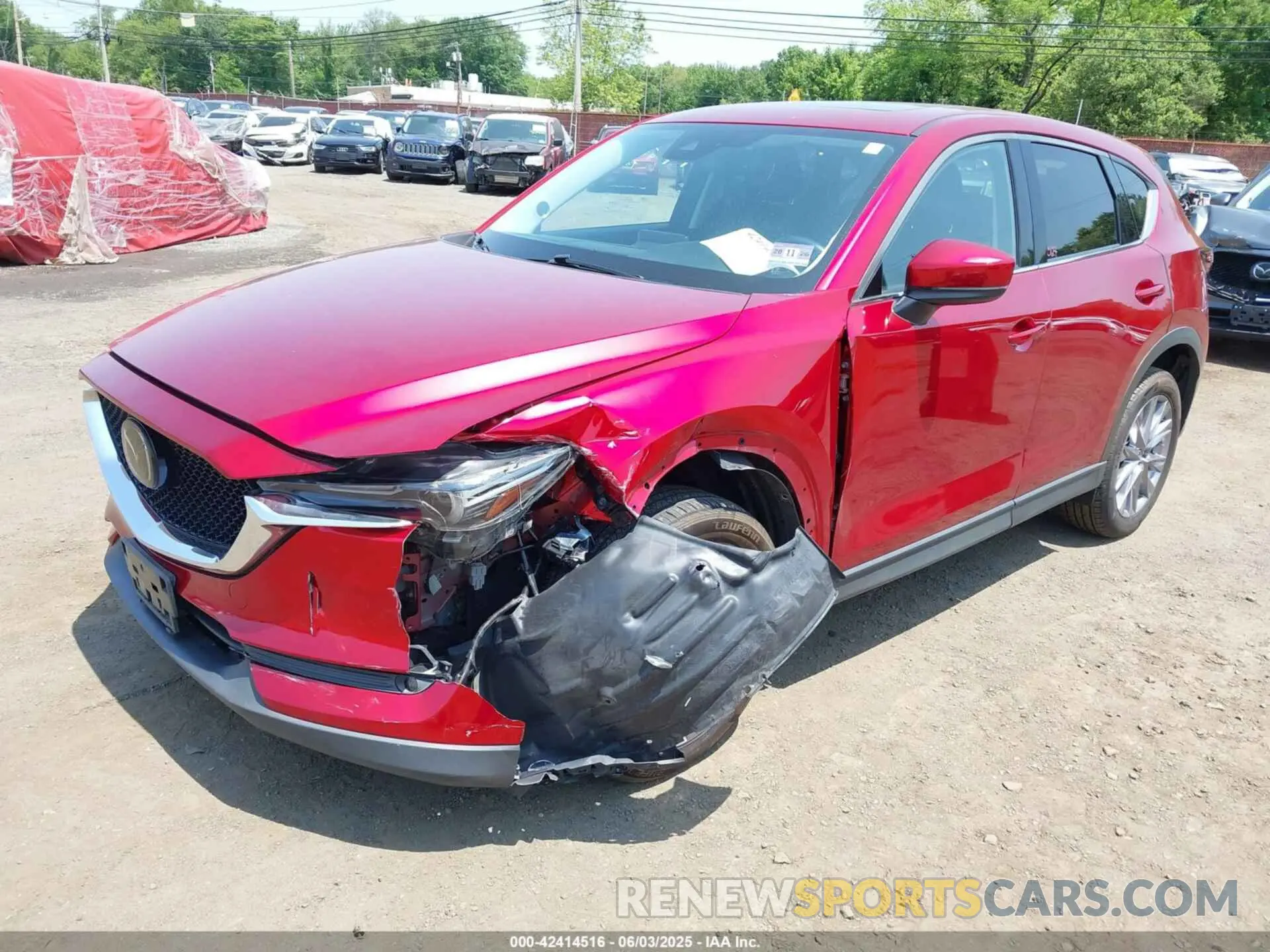 2 Photograph of a damaged car JM3KFBDM0K1633103 MAZDA CX-5 2019