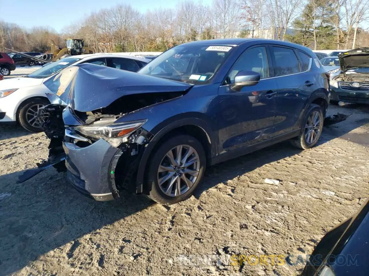 1 Photograph of a damaged car JM3KFBDM1K0587349 MAZDA CX-5 2019