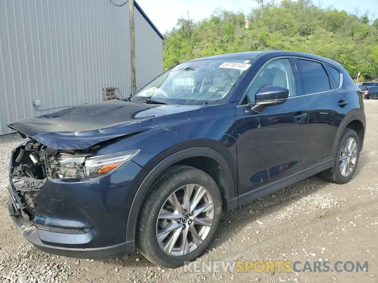 1 Photograph of a damaged car JM3KFBDM2K0521828 MAZDA CX-5 2019