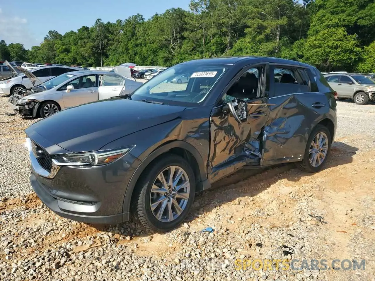 1 Photograph of a damaged car JM3KFBDM2K0524504 MAZDA CX-5 2019